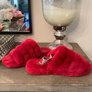 Ugg Red Slippers - size 3